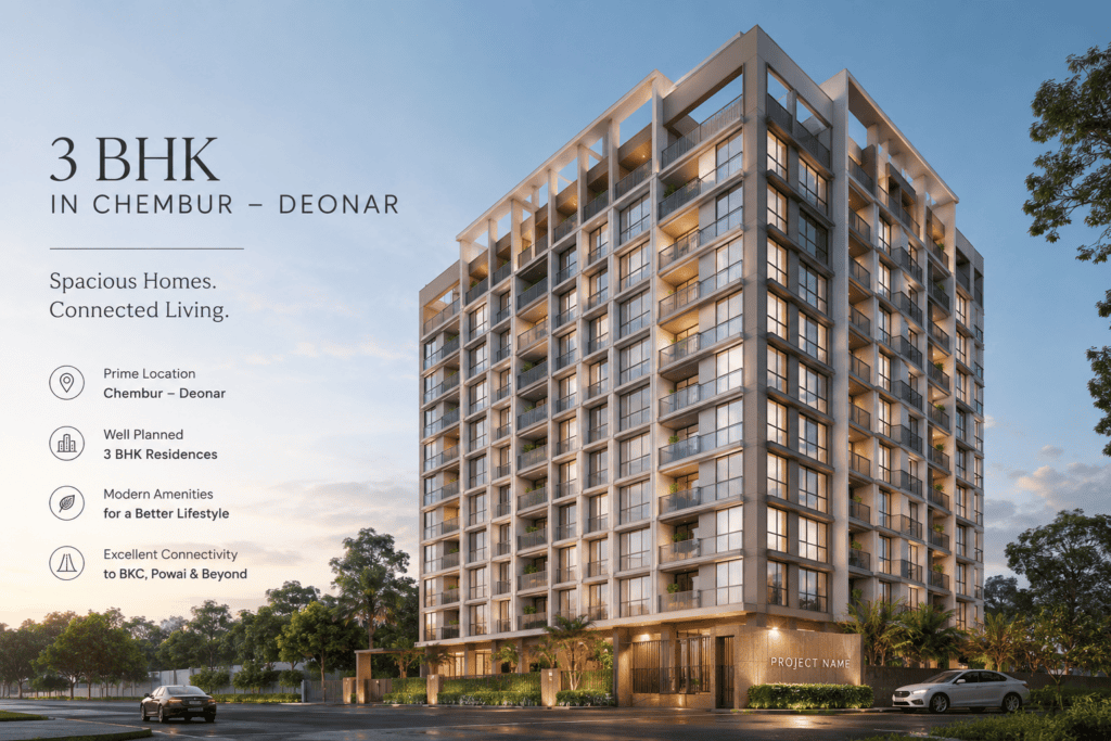 3 BHK flats in Deonar Chembur