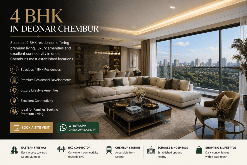 4 BHK flats in Deonar Chembur
