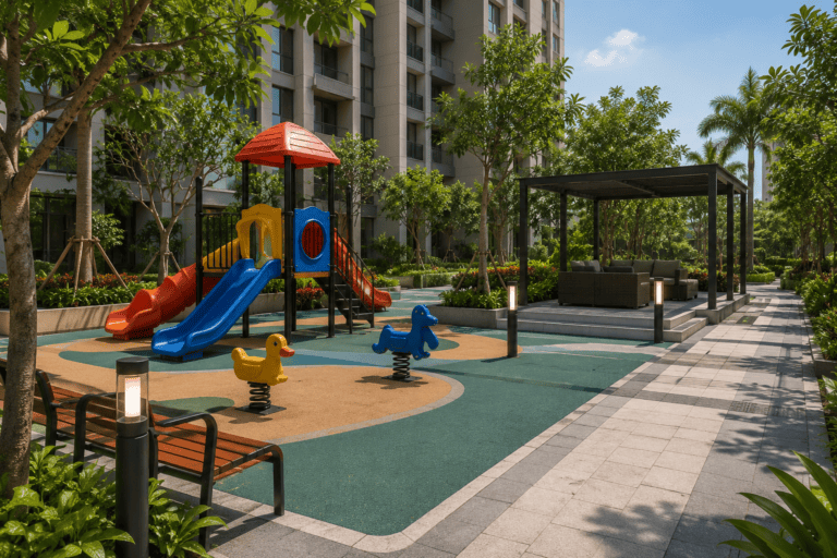 Kids play area at Trishabh Miraya Chembur