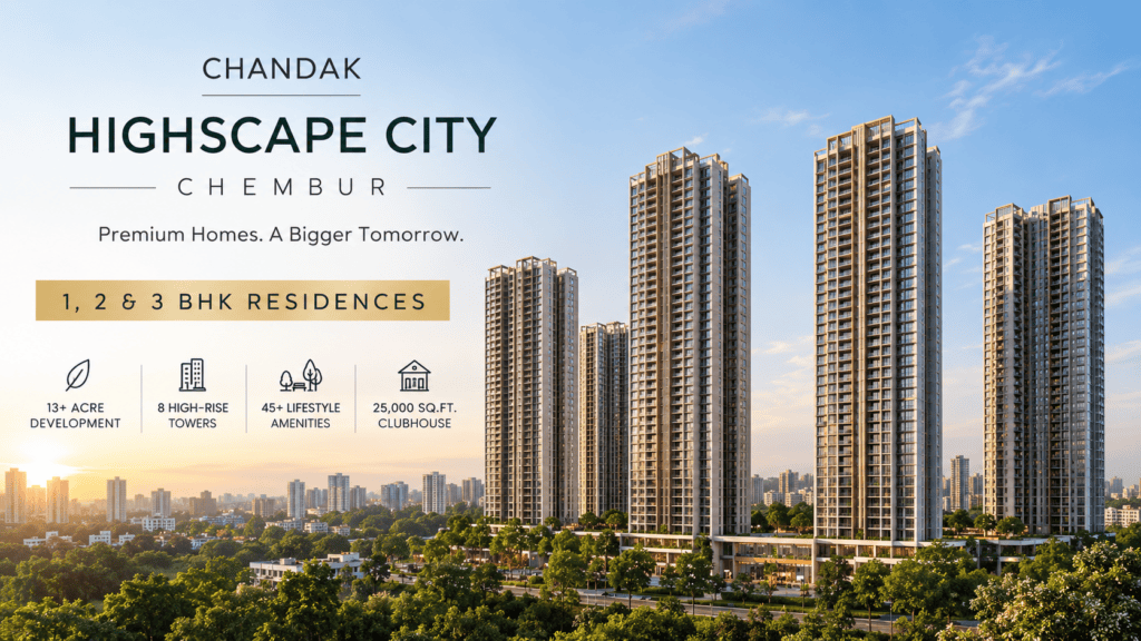Chandak Highscape City floor plan and carpet area