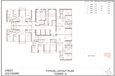 crest golfshire floor plan tower a